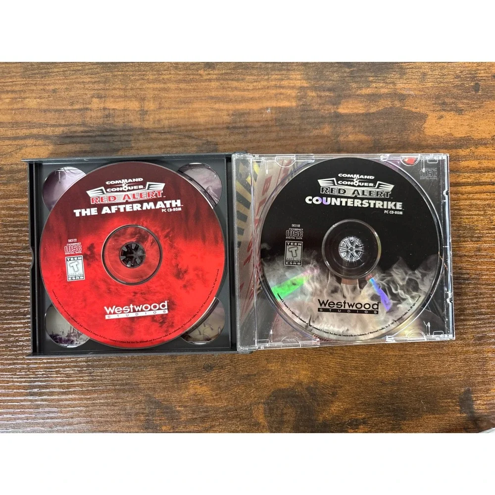 Command & Conquer PC Game Lot Red Alert Domination Pack Defcon 3 Westwood RTS